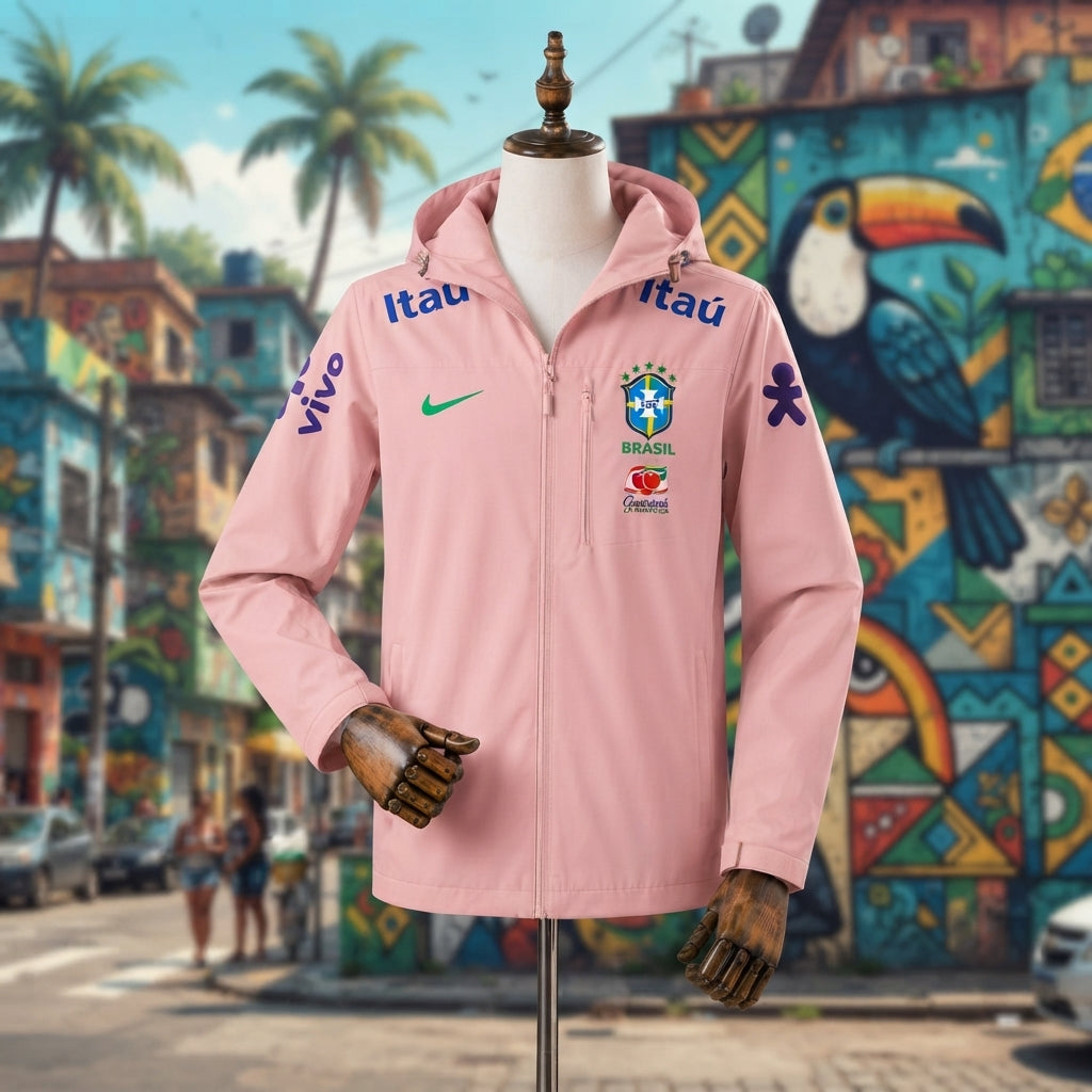Veste Imperméable du Brésil - Rose