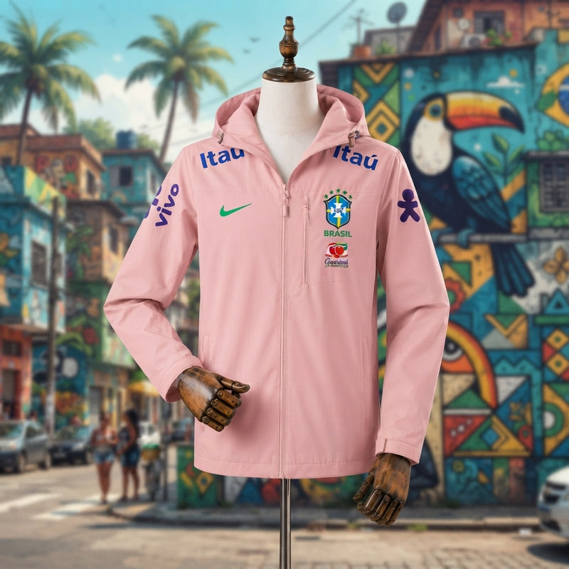 Veste Imperméable du Brésil - Rose