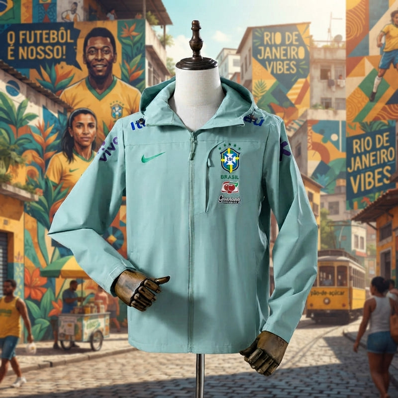 Veste Imperméable du Brésil - Verte