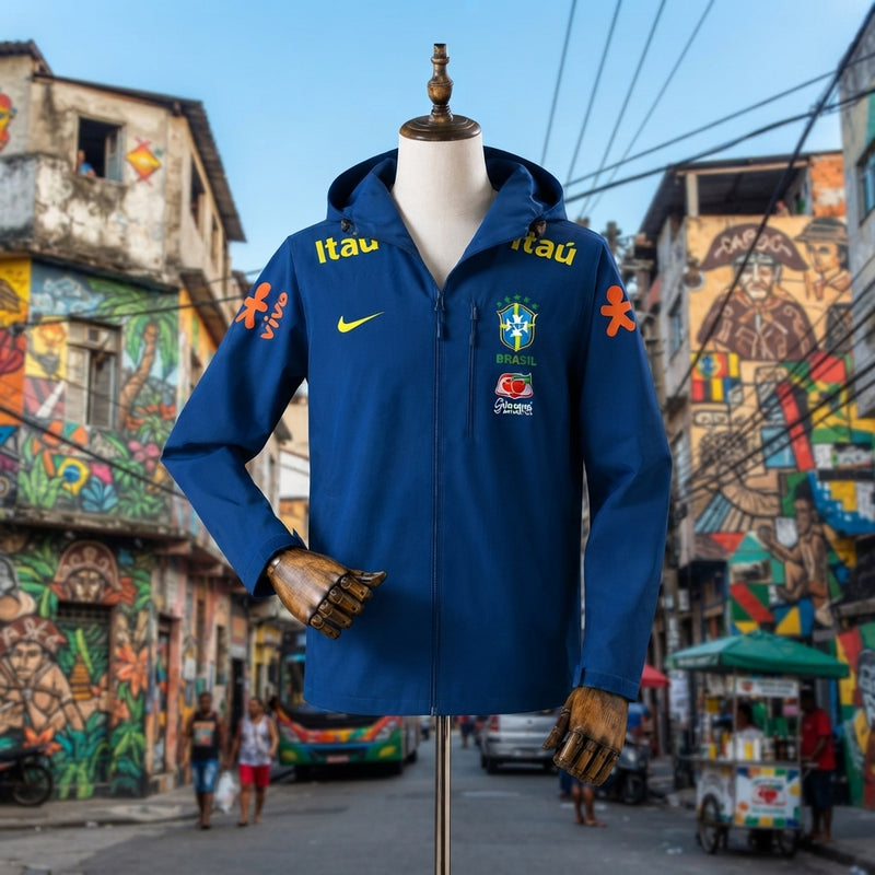 Veste Imperméable du Brésil - Bleue